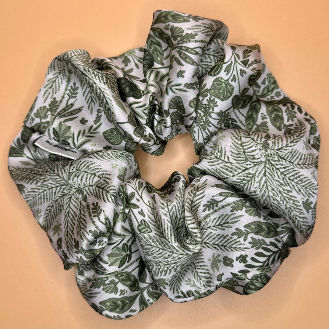 Plant Lady Scrunchie in Green Thumb