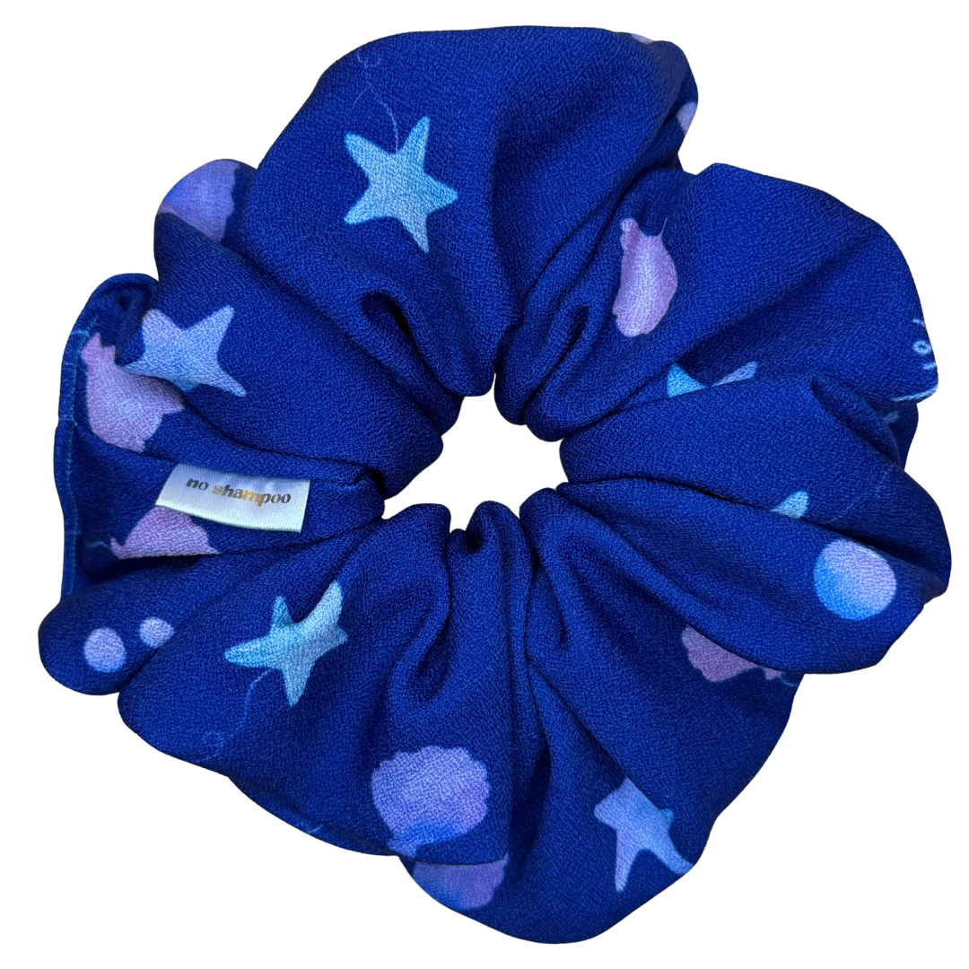 Starfish & Bubbles Scrunchie
