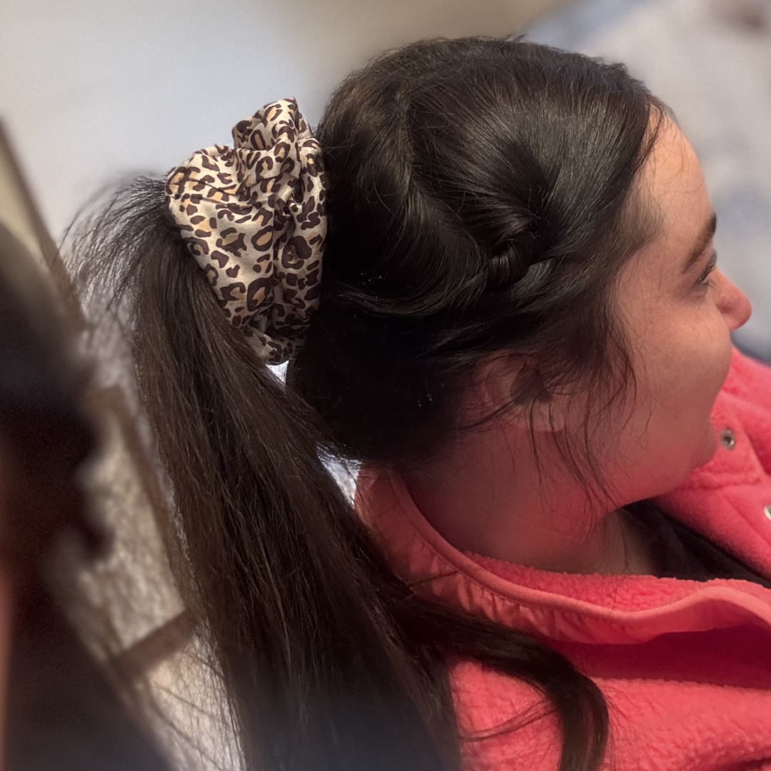 Animal Print Jumbo Scrunchie
