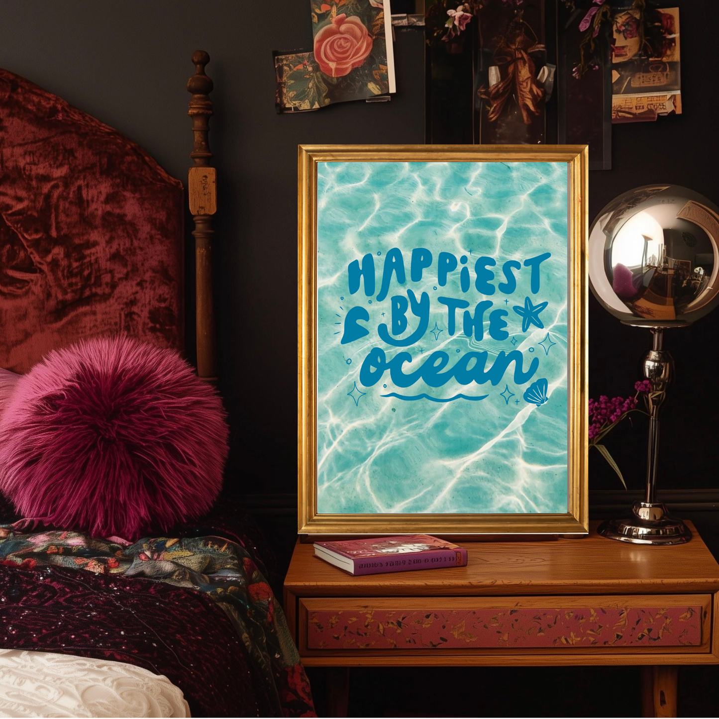 Coastal Gallery Wall Art Set: Beach Prints, Boho Decor