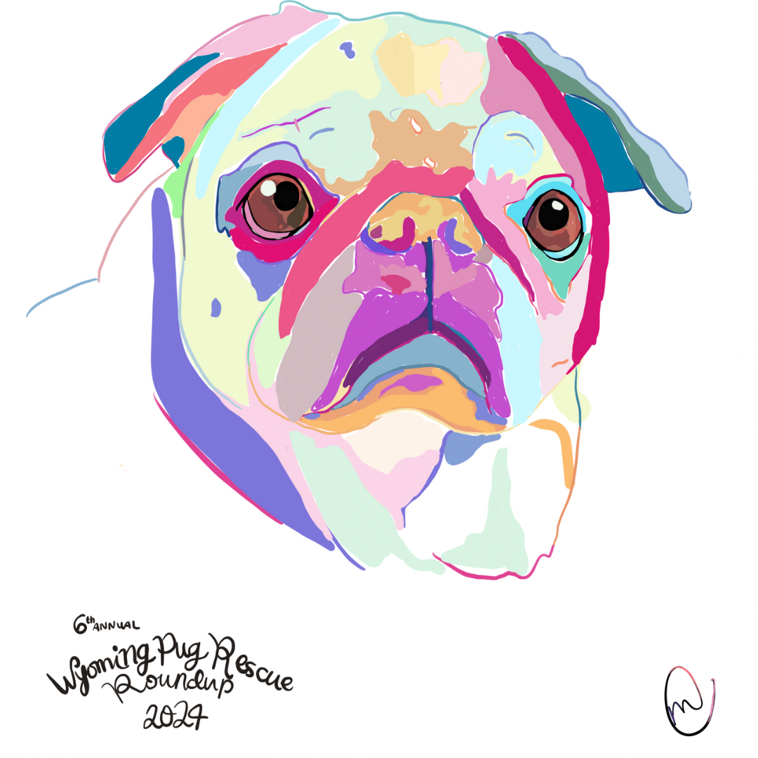 Individual Dog Pop Art Pet Portrait!