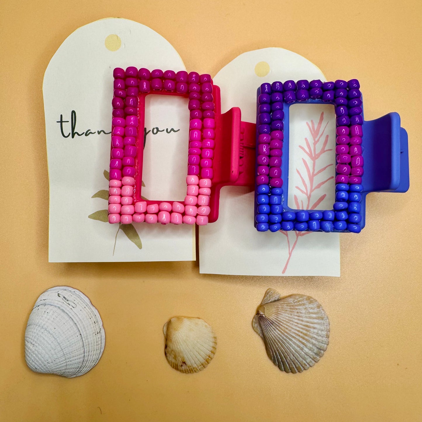 Color Pop Beaded Claw Clip