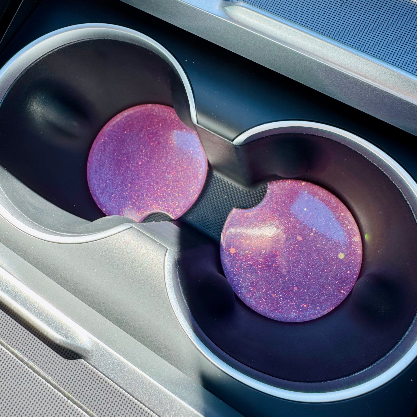 Glitter Car Coasters