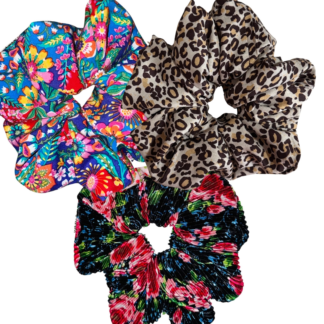 STYLE! by no shampoo - Jumbo Scrunchies - Perfect for Bold Hair Styles, Available in Various Colors