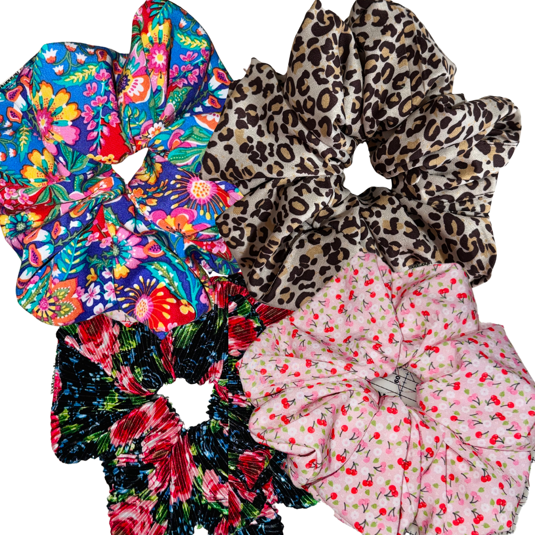 STYLE! by no shampoo - Jumbo Scrunchies - Perfect for Bold Hair Styles, Available in Various Colors