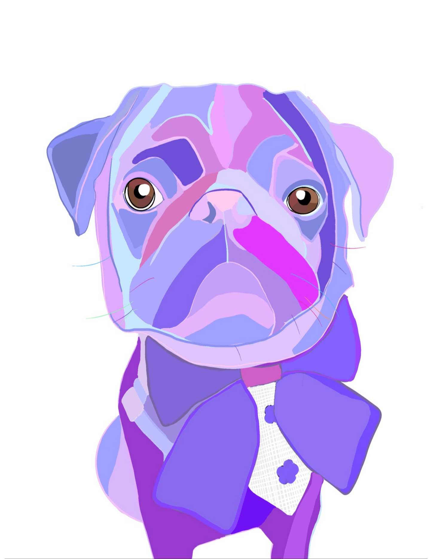 Individual Dog Pop Art Pet Portrait!