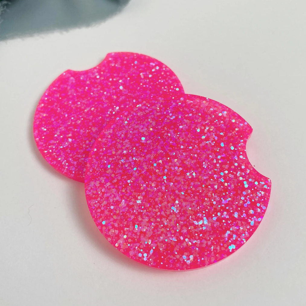 Glitter Car Coasters