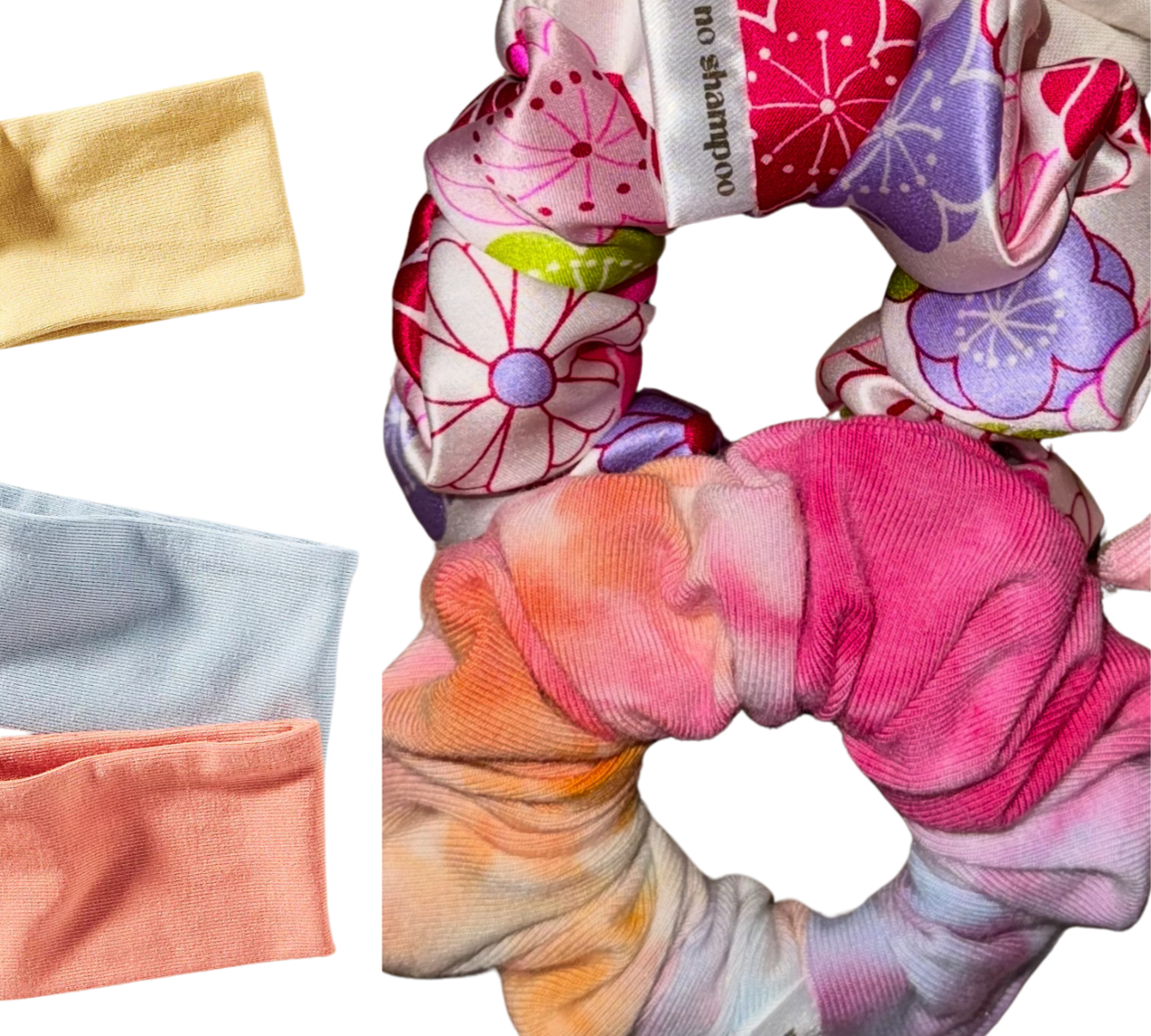 You pick fabrics! 1 Headband + 2 Mini Scrunchies