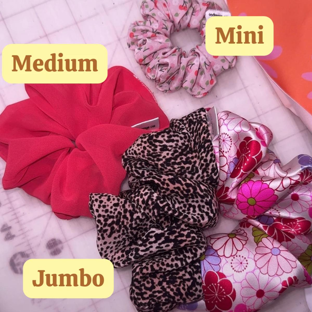 Handmade Sweat Wicking Fitness Scrunchie, Outdoors, Work out, Pilates, Swim, Hair accessory