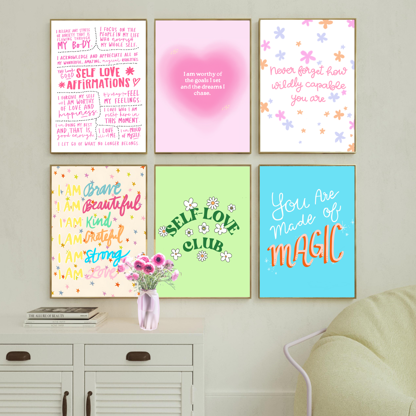 Self Love Club Wall Art Prints