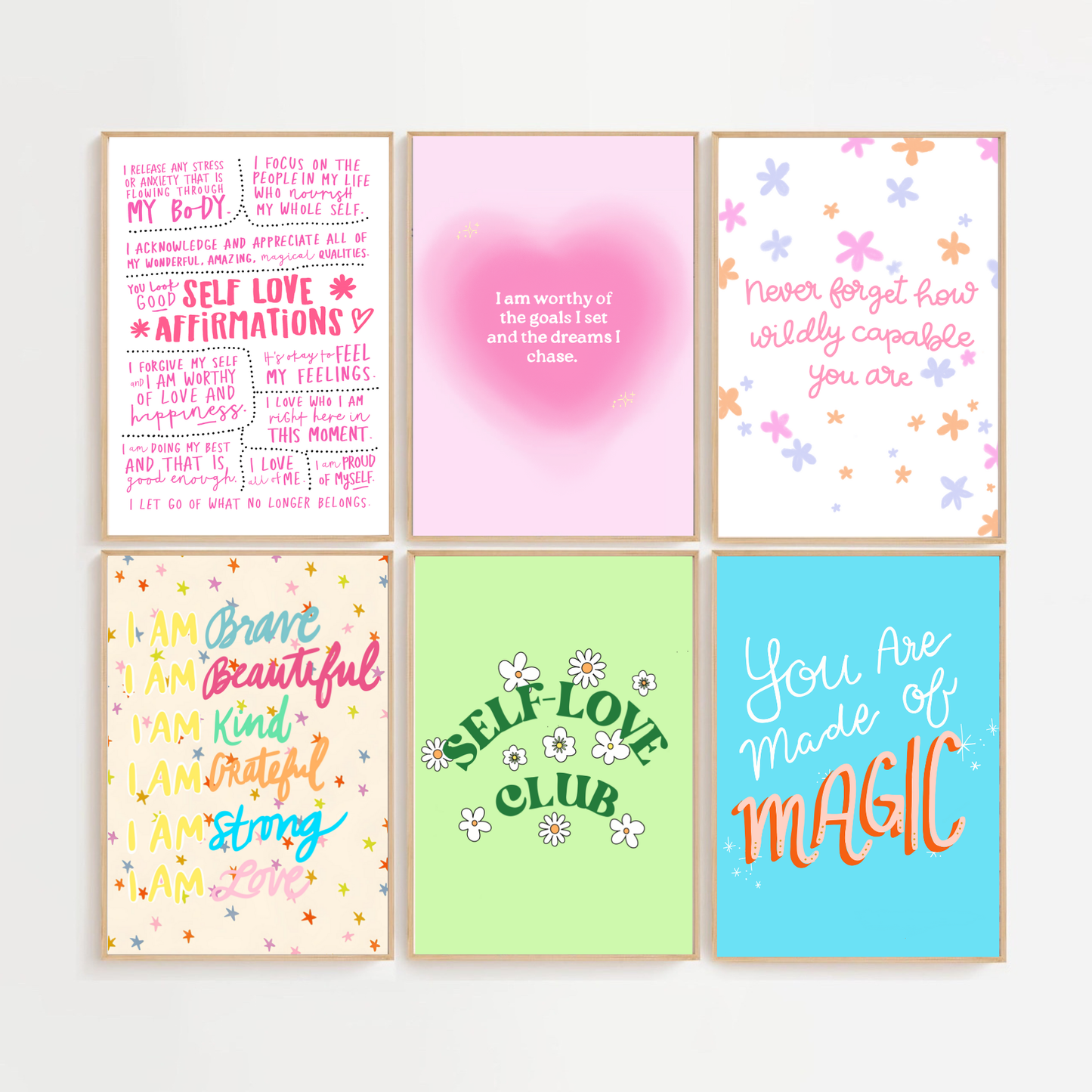 Self Love Club Wall Art Prints
