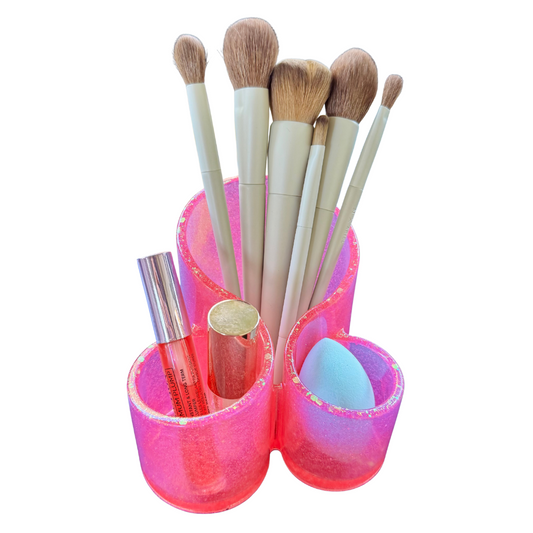 Storage Organizer 3 Slots, Makeup, Pen, Brush Holder