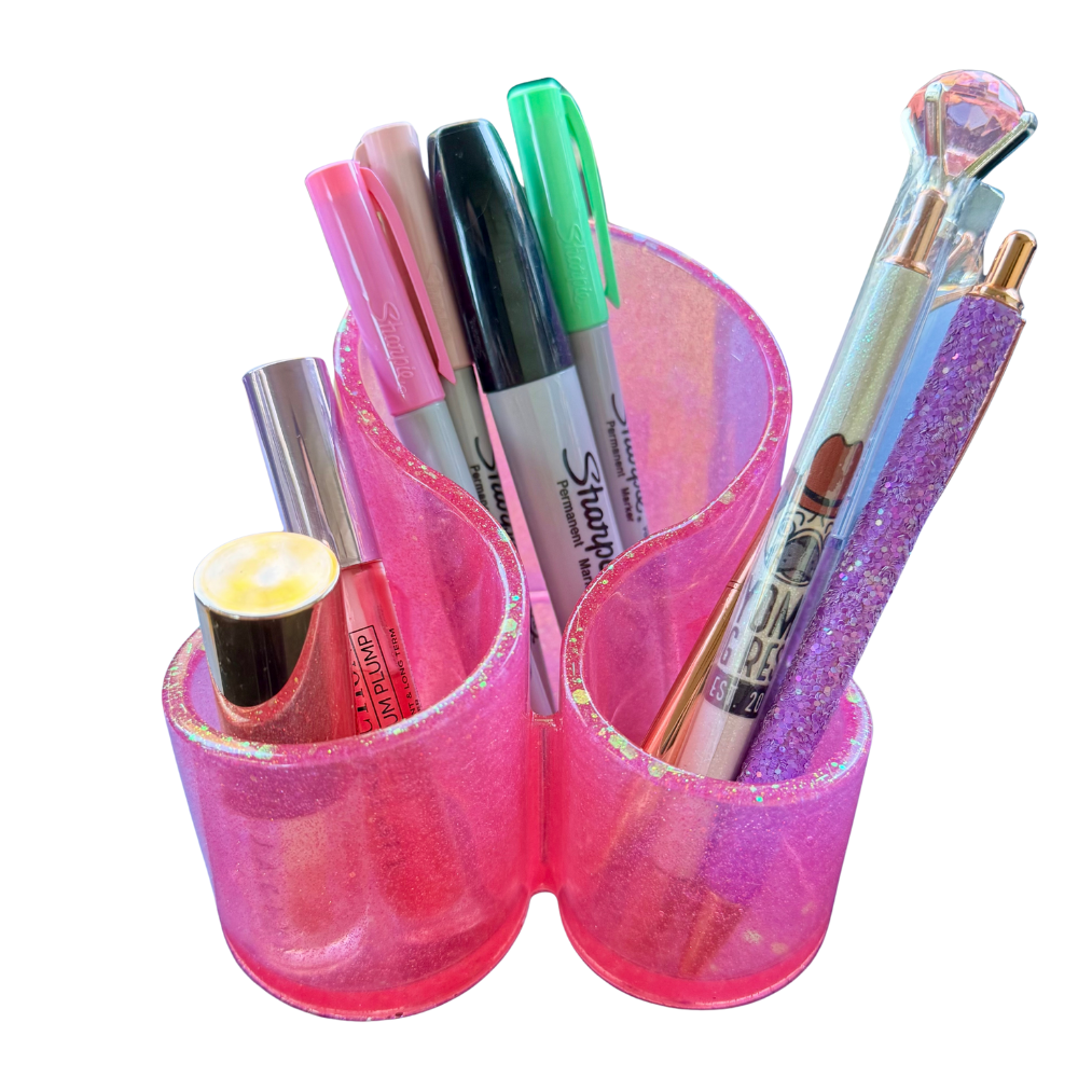 Storage Organizer 3 Slots, Makeup, Pen, Brush Holder