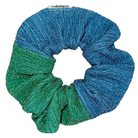 Mermaid Glitter Scrunchie