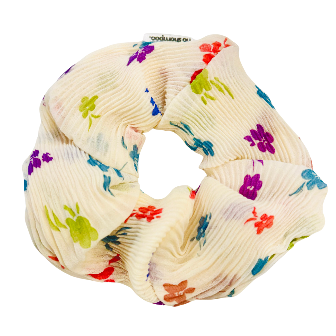 Free Spirit Floral Scrunchie