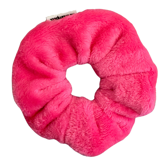 Hot Pink Towel Scrunchie