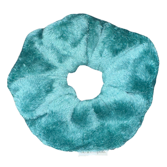 Soft Plush Towel Scrunchie Vintage Emerald