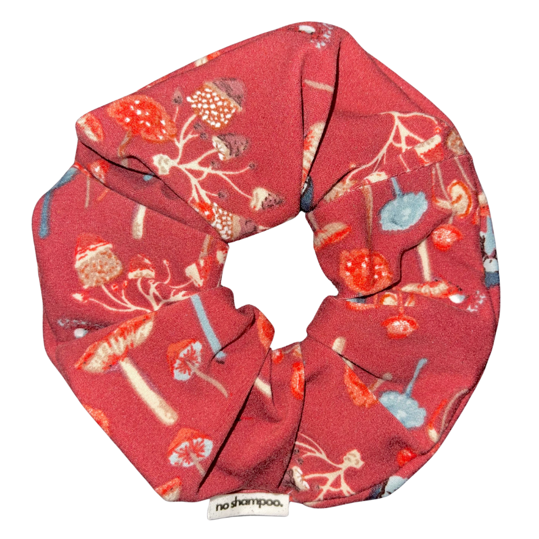 Mushroom Meadows Scrunchie