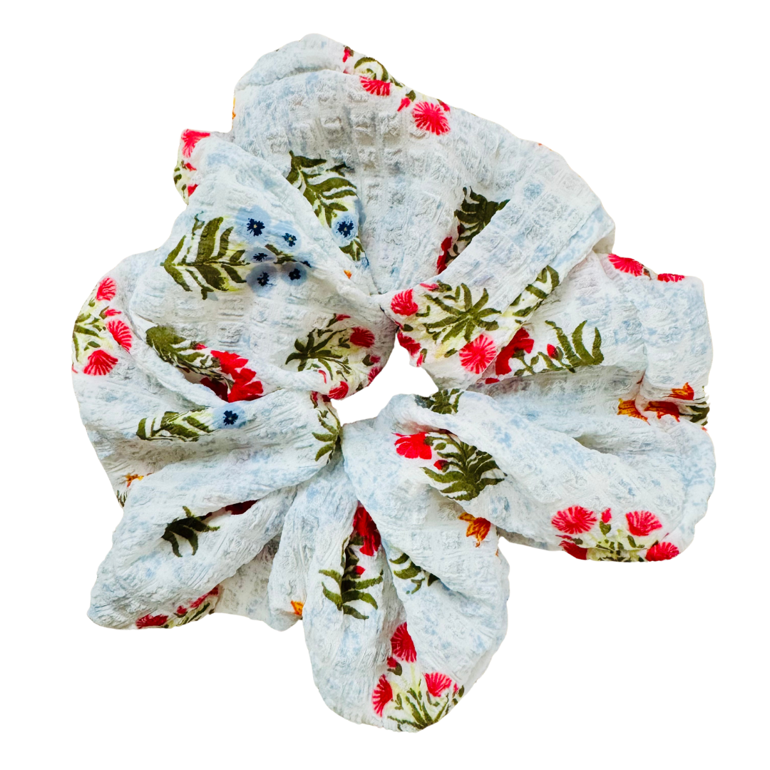 Jumbo Market Floral Scrunchie