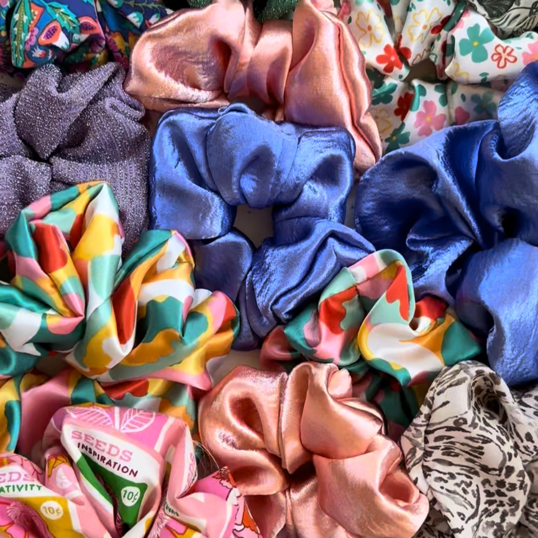 STYLE! by no shampoo - Medium Scrunchies - Crafted for Everyday Glam, Available in a Range of Stylish Colors