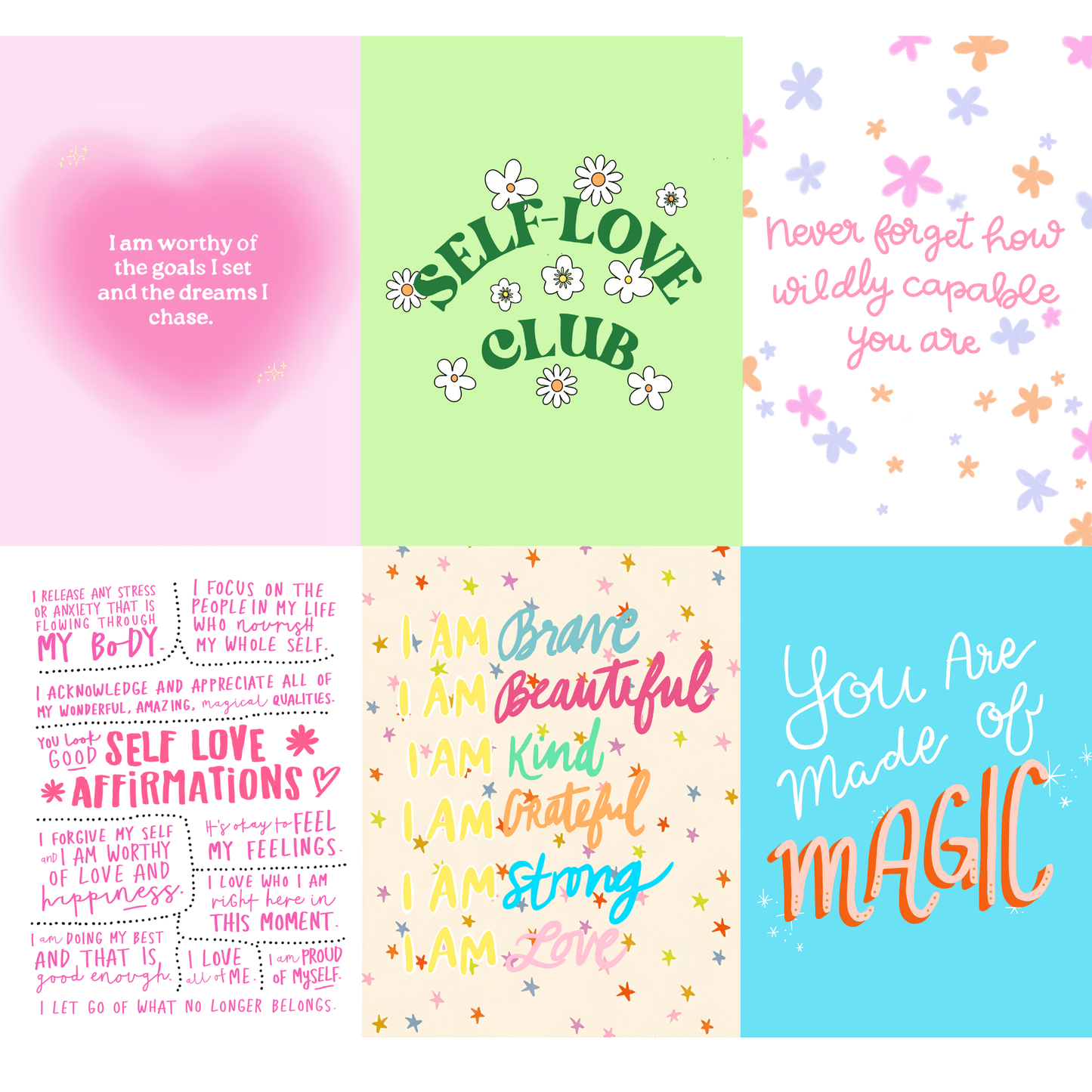 Self Love Club Wall Art Prints