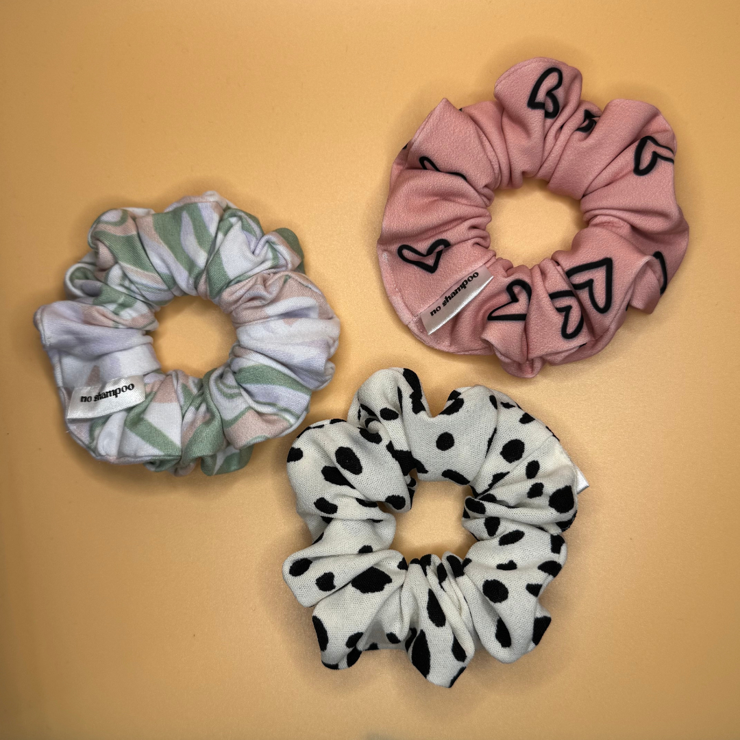 STYLE! by no shampoo Live Bundle - Mini Scrunchies