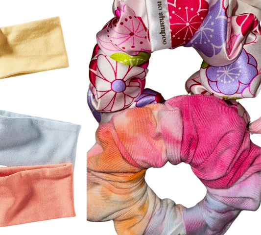 You pick fabrics! 1 Headband + 2 Mini Scrunchies